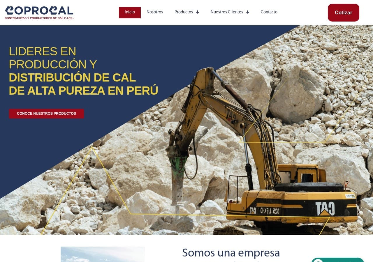 Sitio web de Coprocal