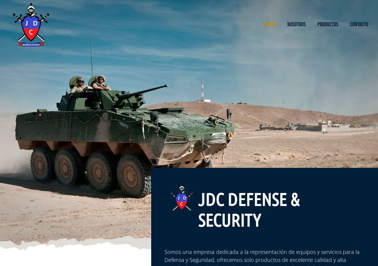 Sitio web de JDC Defense